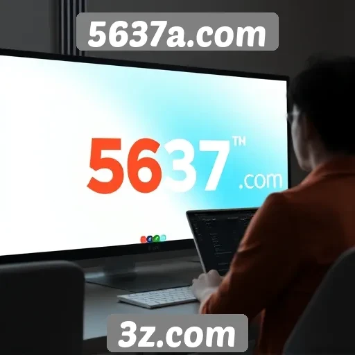 Navegação e design do site 5637a.com